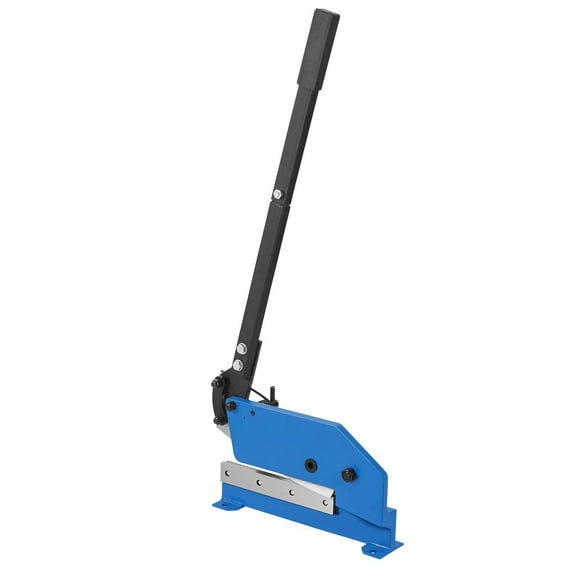 12" Manual Hand Plate Shear for Metal Sheet Processing, Heavy Duty Roll Press Machine for Builders,for Crafts Thick Steel Crafting, HS-12 Benchtop Cutter with Q235 Material, DIY Enthusiasts