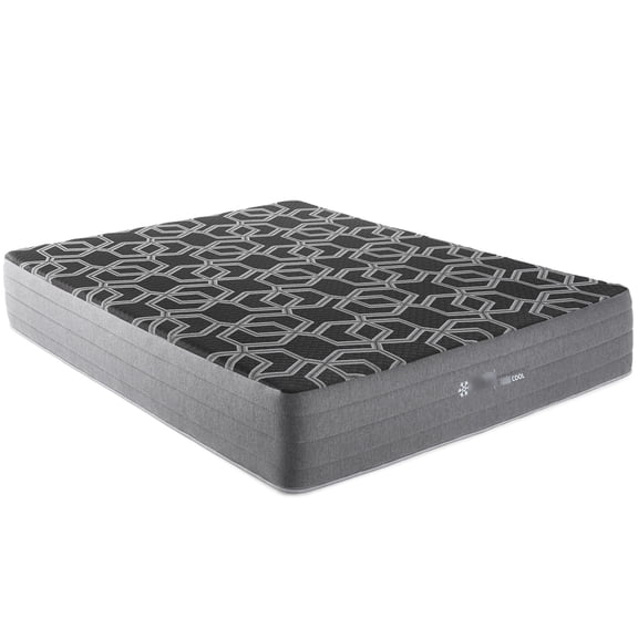 12" Medium Plush Queen Foam Mattress with Ice Cover / Cooler Sleep and Pressure Relief