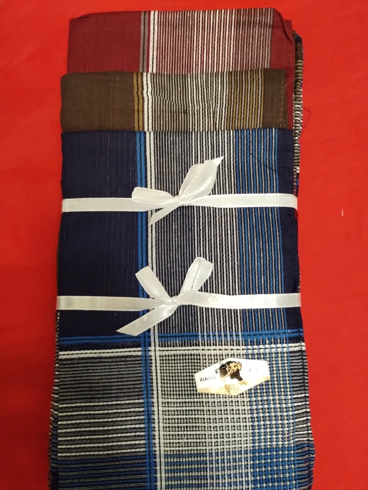 Buy Caruso Italy Mens Light Base With Colored Border Premium Cotton Pack Of 10 Handkerchief