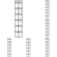 thumbnail image 1 of 12 Mesh Pockets Over The Door Shoe Organizer Hanging Narrow Closet Door Shoe Rack For Pantry Storage Holder White, 1 of 6