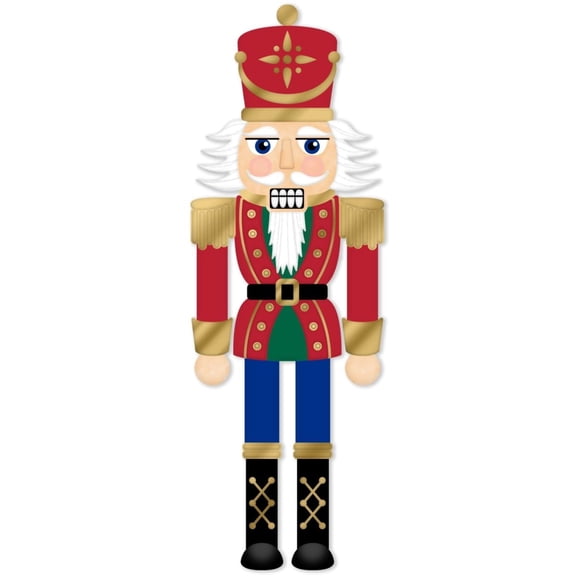 Craig Bachman Decorative Nutcracker Traditional Metal Embossed Hanger 12 Inch