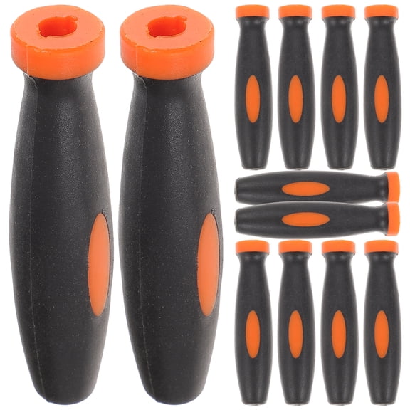 12 Metal Handle File Cutting Tools with Rubber Grip for Woodworking