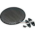 thumbnail image 1 of 12" Metal Speaker/Subwoofer Waffle Mesh Grille with Clips & Screws, 1 of 3