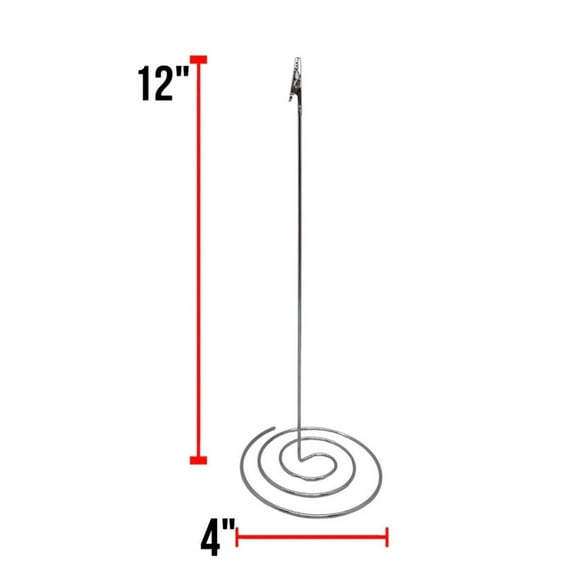 12'' Metal Wire Table Place Card Holder (1 Piece)