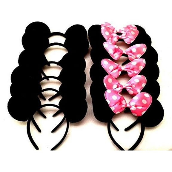 12- Mickey Mouse Headbands, Mickey Mouse Ears, Mickey Mouse Headband, Minnie Mouse Headbands, Minnie Mouse Ears