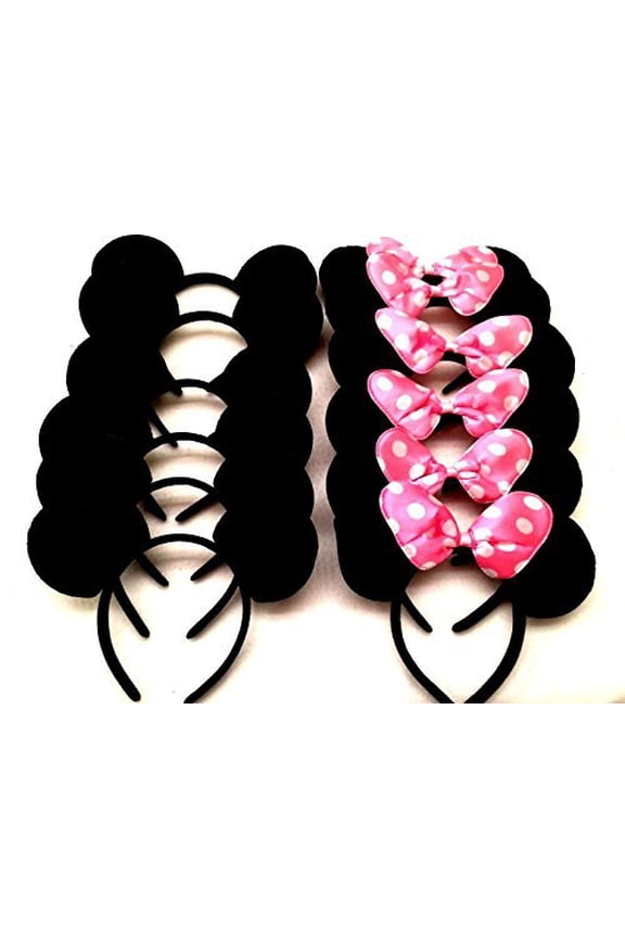 12- Mickey Mouse Headbands, Mickey Mouse Ears, Mickey Mouse Headband, Minnie Mouse Headbands, Minnie Mouse Ears