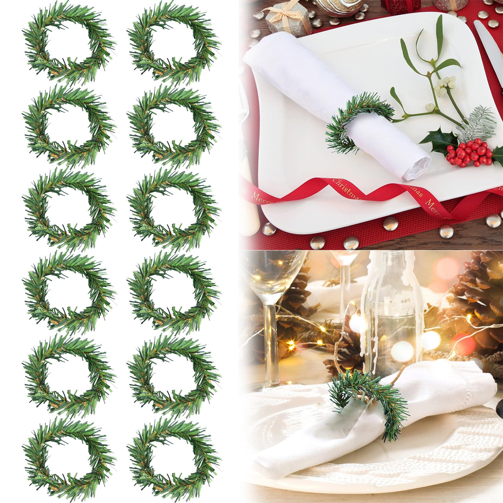 Mini Wreath Napkin Set