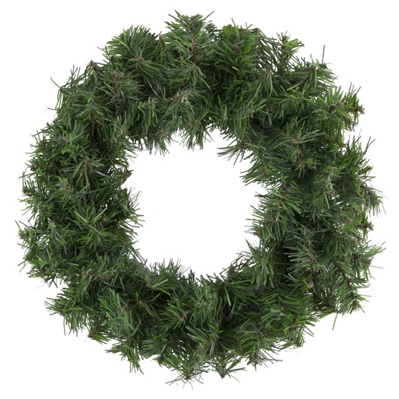 12" Mini Canadian Pine Artificial Christmas Wreath - Unlit