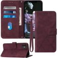 thumbnail image 1 of 12 Mini Phone Case,for iPhone 12 Mini Wallet Case,[Kickstand][Wrist Strap][Card Holder Slots] TPU Interior Protective for iPhone 12 Mini Case,PU Leather Folio Flip Cover for iPhone 12 Mini (Red), 1 of 14