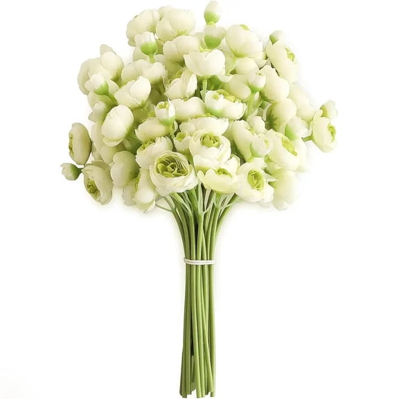 12 Miniature Champagne Artificial Daffodils - DIY Cream Bouquets, Centerpieces, Wedding Decorations, Seasonal Table Decor | Exquisite Decorations | Delicate Petals