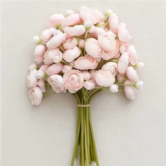 12 Miniature Champagne Artificial Daffodils for DIY Floral Arrangements, Weddings, and Seasonal Decor