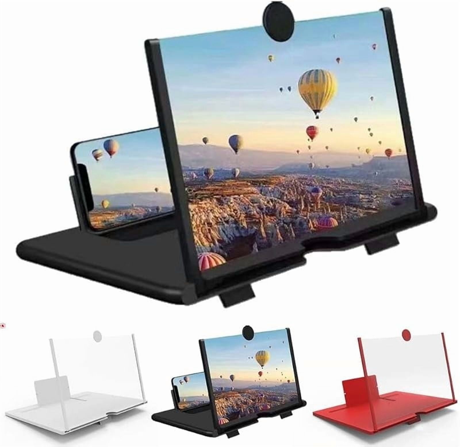 12"Mobile Phone Magnifier - Ultra-HD Screen Magnifier for Easy TV Viewing Orientation for Landscapes Use Eye Protection Full-Screen Mobile Phone Magnification