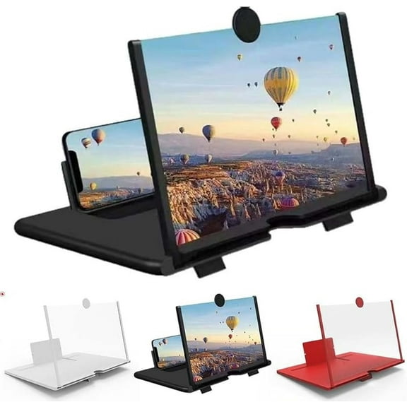 12"Mobile Phone Magnifier - Ultra-HD Screen Magnifier for Easy TV Viewing Orientation for Landscapes Use Eye Protection Full-Screen Mobile Phone Magnification
