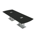 thumbnail image 1 of 10 Foot Arc Rectangle Modular Conference Table Square Bases w/Electric, 1 of 7