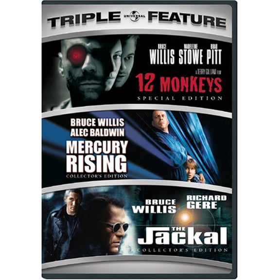 12 Monkeys / Mercury Rising / The Jackal ( (DVD))