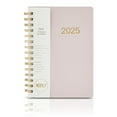 thumbnail image 1 of 12 Month Academic Planner2025, Weekly & Monthly Spreads, December 2025, Large (8 In X6 In), Black - pink, 1 of 5