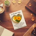 thumbnail image 1 of 12-Month Birth Flower Pocket Hug, Heart-Shaped Resin Gift for Emotional Support, Personalized Healing Love Greeting Cards, Birthday & New Year Gift (1Pcs), 1 of 5