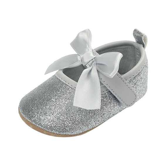 12 Month Shoes Shoes for 2 Year Old Girls Toddler Kids Girls Soild Colour Bowknot Princress Shoes Soft Sole The Floor Barefoot Non First Walkers Prewalker Shoes Boys Shoes Size 3