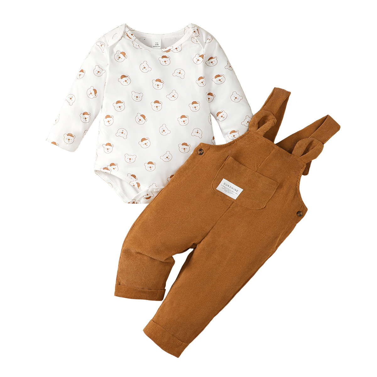 12 Months Baby Boys Clothes 18 Months Boys 2PCS Fall Winter Outfits Set