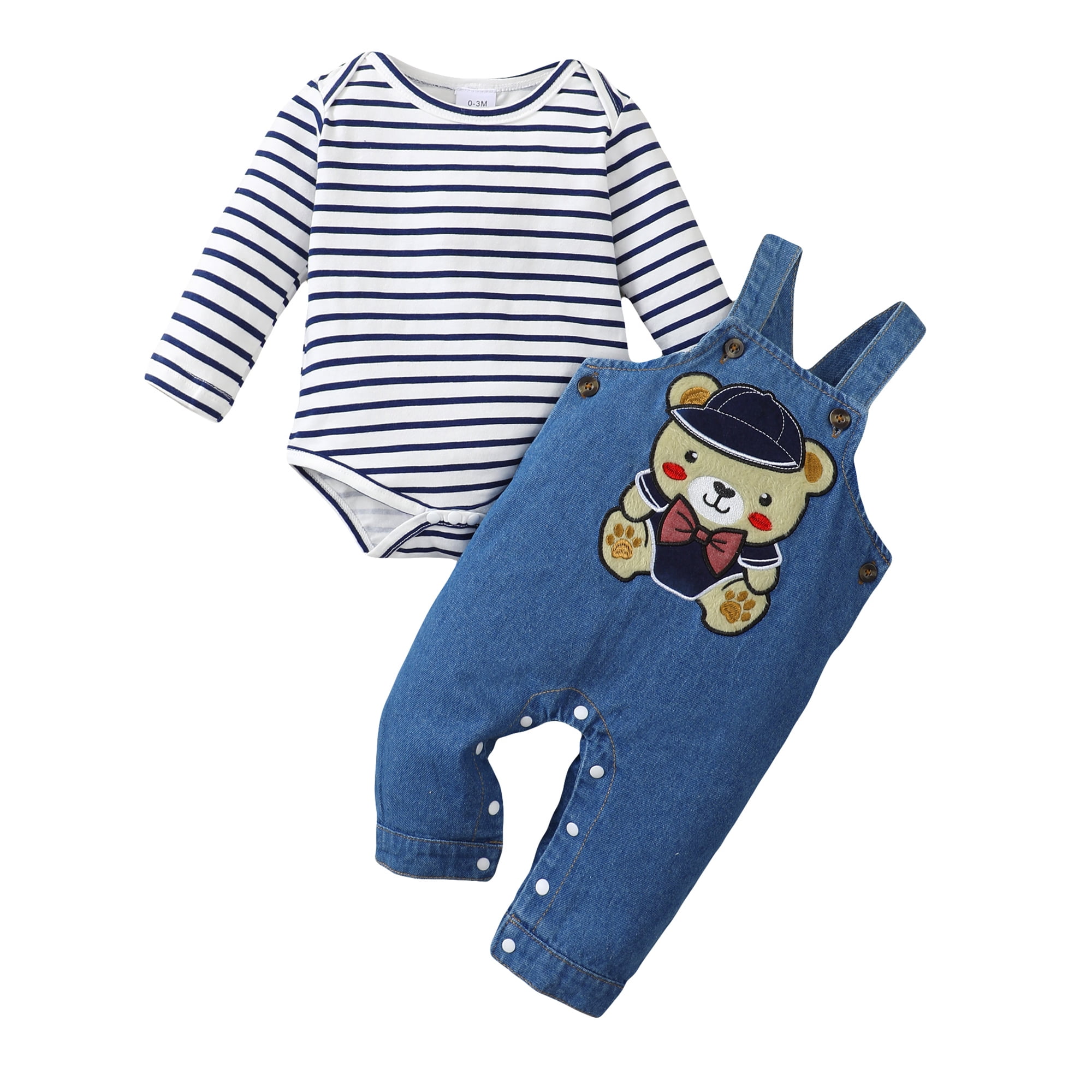 12 Months Baby Boys Clothes 18 Months Boys 2PCS Romper Outfits Set ...