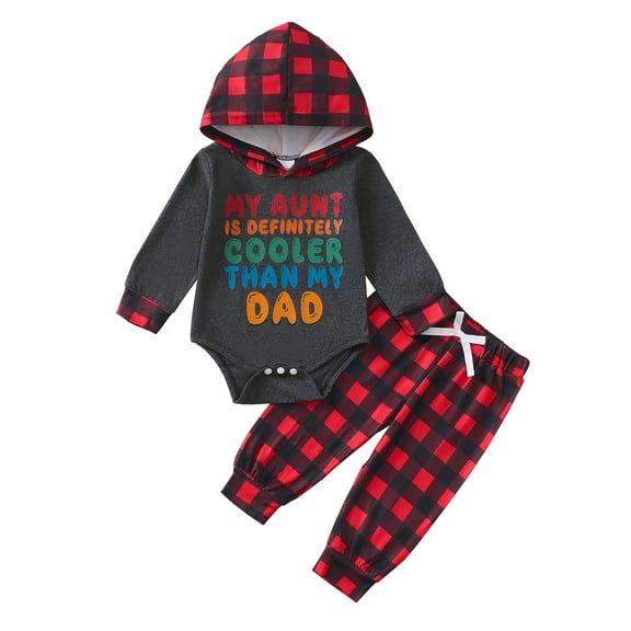 12 Months Baby Boys Clothes 18 Months Boys 2PCS Romper Outfits Set Letter Print Infant Boys Long Sleeve Hoodie Top Pants Set Gray