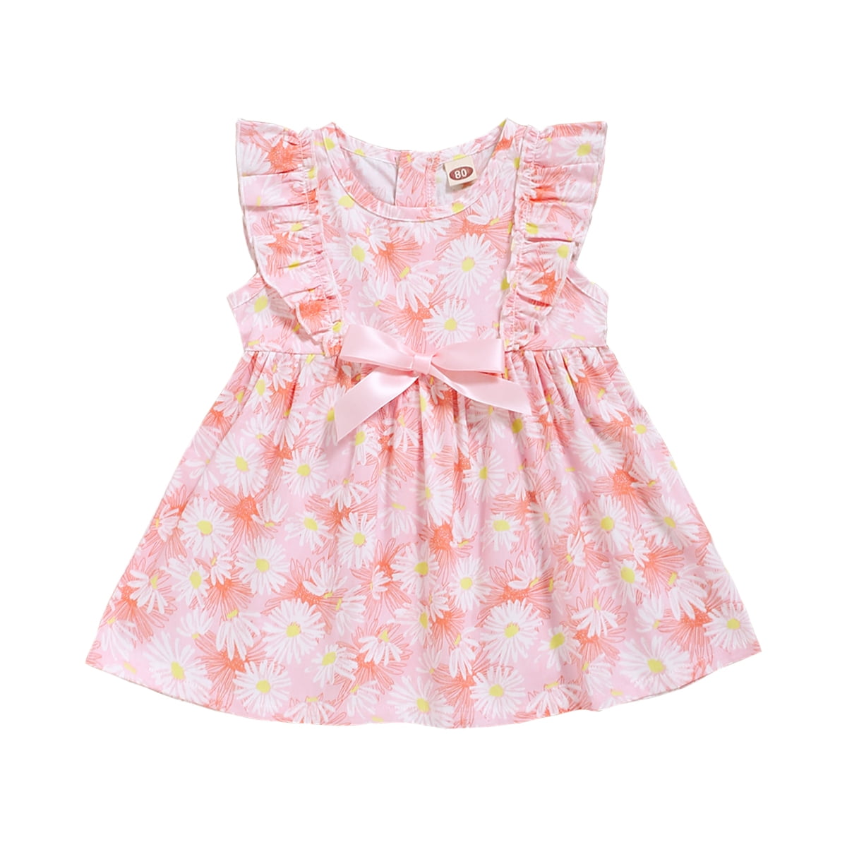 12 Months Baby Girls Dress 12 Months Girls Sleeveless Dress Flower