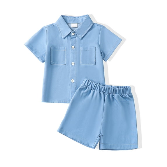 12 Months Boy Clothes Summer Jeans Outfits Toddler Baby Boys Blue Shirt Casual Suits Shorts Denim Sets For One Year Old Summer Clothing 18 Months Clothes Boy