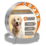 12-Month Natural Herbal Dog Collar – 25” Adjustable Collar for All Dog Breeds – Long-Lasting Essential Oils Protection – Waterproof & Comfortable Design