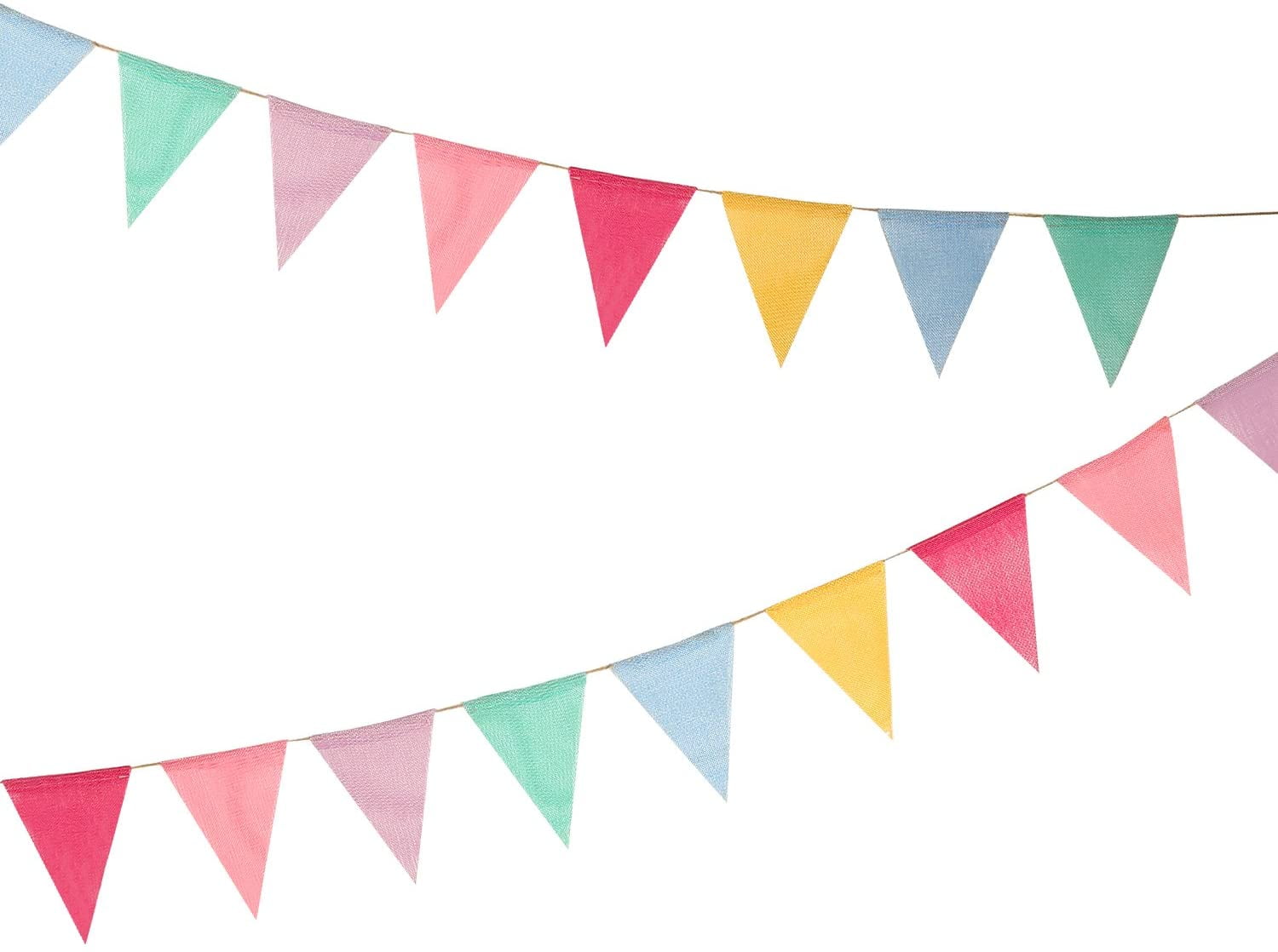 Party clearance triangle flags