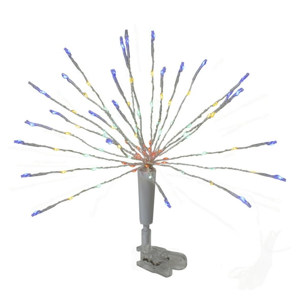 Northlight 12" Multicolor LED Lighted Firework Christmas Tree Topper