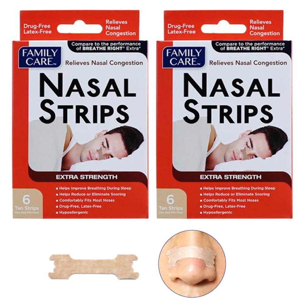 SleepSloth Nasal Strips (36 Count), Nose Strips for Nasal Congestion  Relief, Extra Strength Anti Snoring Devices, Drug-Free Snoring Solution  Snore-Stopper to Reduce Snoring Caused by Colds & Allergies 