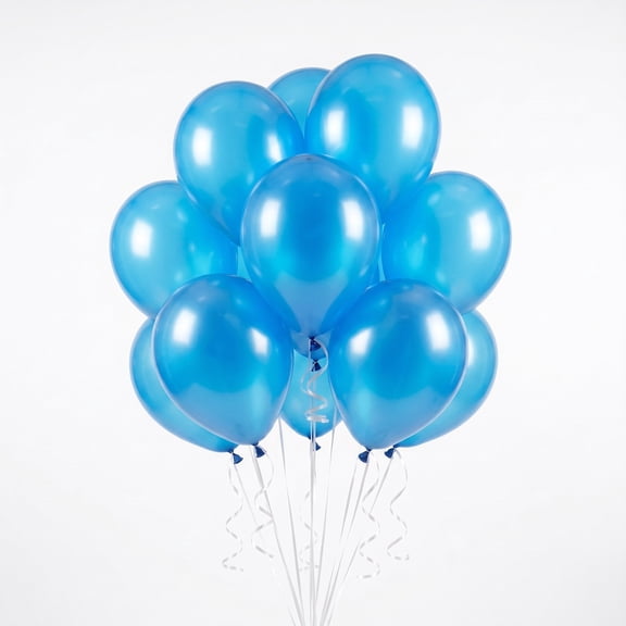 12" Navy Latex Balloons, 15 Pieces, by Way To Celebrate