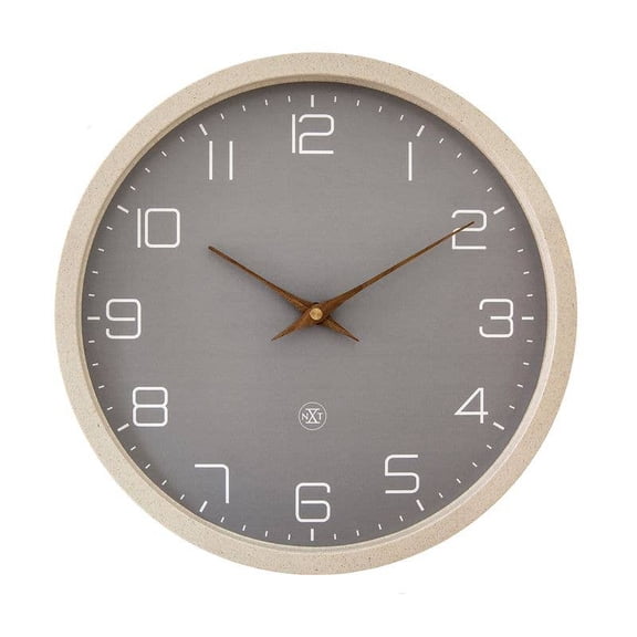 12" NeXtime 'ECO' Paper & Bioplastic Beige Wall Clock (Beige)
