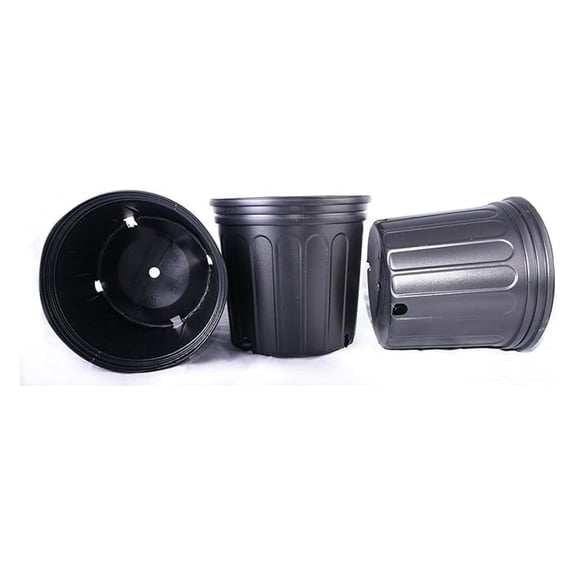 12 New Plastic 3 Gallon Trade Pot ~ Actual Volume: 2.296 Gallons