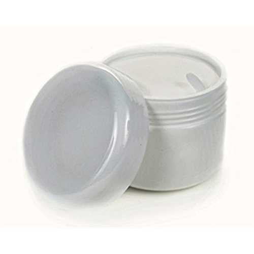 Vivaplex 4 oz Dome Lid Refillable Travel Bottles [Includes Inner Liners], White, 12