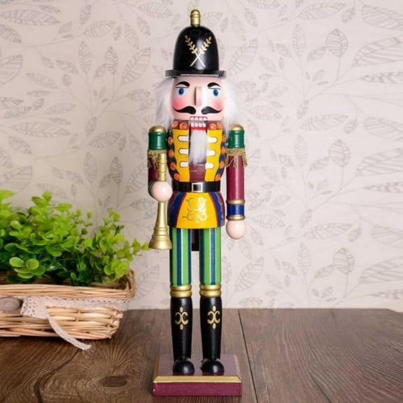 12" Nutcracker Wooden Soldier Figurines Toys Ornaments Christmas Holiday Decoration Gifts