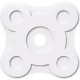 thumbnail image 1 of 12"OD x 2"ID x 4"C x 1"P Luna Architectural Grade PVC Contemporary Ceiling Medallion, 1 of 11
