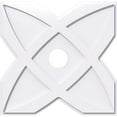 thumbnail image 1 of 12"OD x 2"ID x 4"C x 1"P Titus Architectural Grade PVC Contemporary Ceiling Medallion, 1 of 11