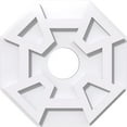 thumbnail image 1 of 12"OD x 3"ID x 4"C x 1"P Logan Architectural Grade PVC Contemporary Ceiling Medallion, 1 of 11