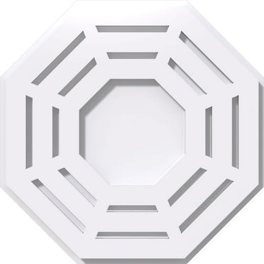12"OD x 4 3/4"C x 1"P Westin Architectural Grade PVC Contemporary Ceiling Medallion