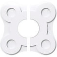 thumbnail image 1 of 12"OD x 4"ID x 4"C x 1"P Luna Architectural Grade PVC Contemporary Ceiling Medallion, Two Piece, 1 of 11