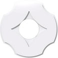 thumbnail image 1 of 12"OD x 4"ID x 4"C x 1"P Percival Architectural Grade PVC Contemporary Ceiling Medallion, 1 of 11