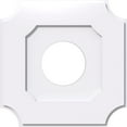 thumbnail image 1 of 12"OD x 4"ID x 7"C x 1"P Locke Architectural Grade PVC Contemporary Ceiling Medallion, 1 of 11