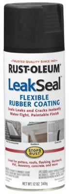12 OZ Black Leak Seal Spray Rubberized Protective Utility Coating Only