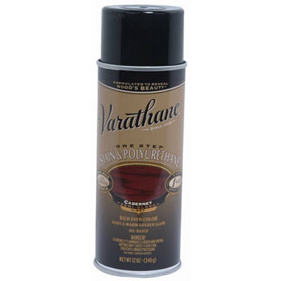12 OZ Cabernet Stain & Polyurethane Spray Perfect For Interior Wood