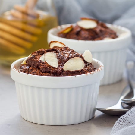12 OZ Ramekin Bowls, 8 PCS Porcelain Baking Cups for Pudding, Creme Brulee, Custard, Oven Safe