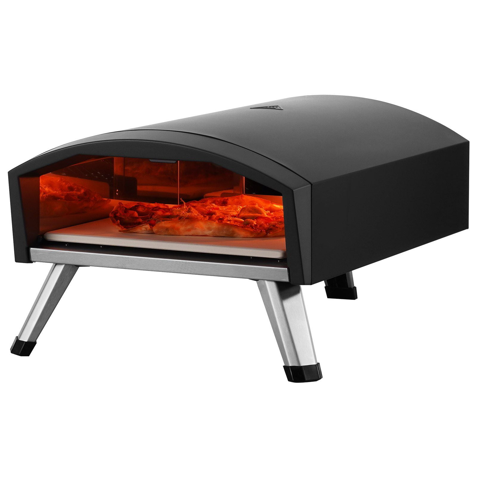 Portable Black Stainless Steel Outdoor Gas Pizza Oven