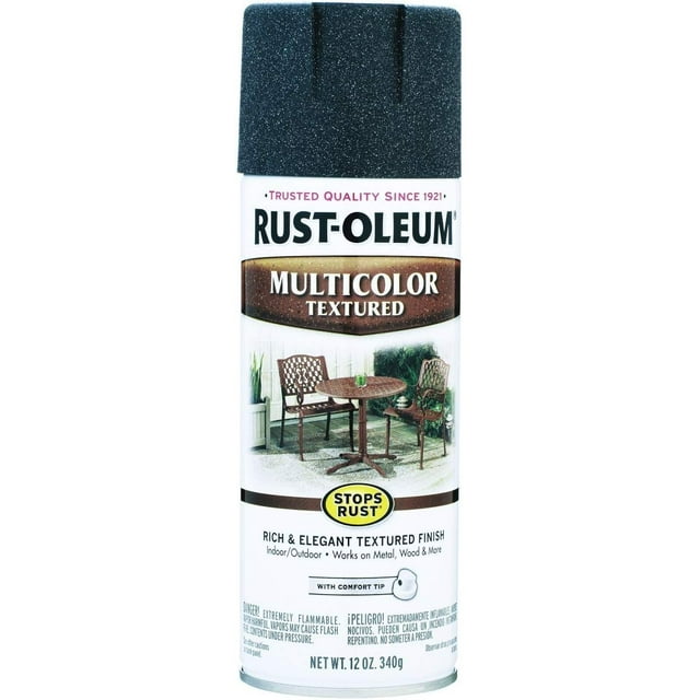 12 Oz Aged Iron Multicolor Texture Stops Rust Spray Paint [Set of 6]