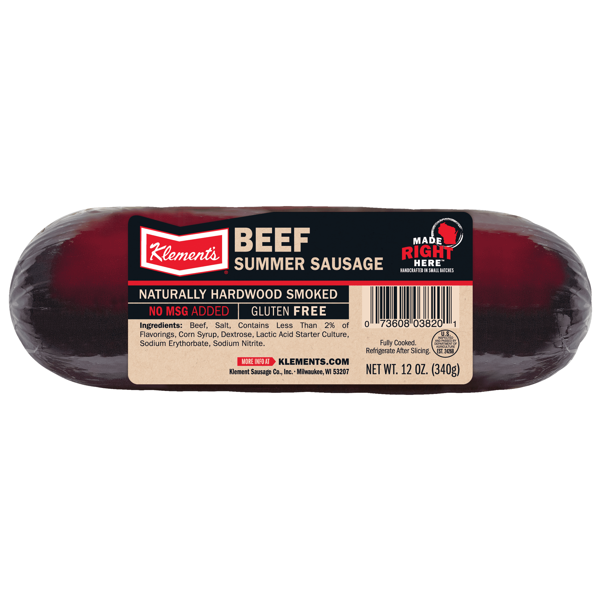 12 Oz. Beef Summer Sausage