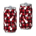 thumbnail image 1 of 12 Oz Christmas Coffee Travel Mug with Lid, Double Wall Vacuum Reusable Stainless Steel Water Bottle Leak Proof Insulated Hot Cold Coffee Cup Gift for Women Mens,Red(1pcs), 1 of 5